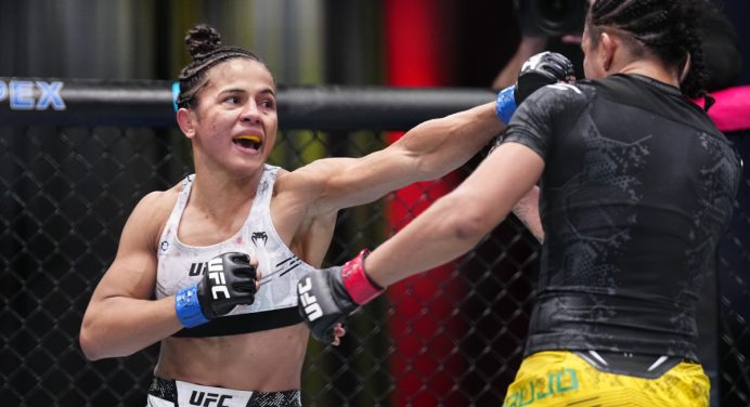 Natália Silva comemora aniversário com vitória contra Viviane Araújo no UFC Vegas 85