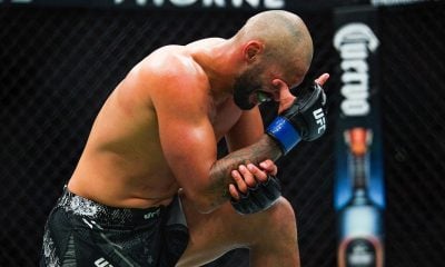 Blindado ajoelha após ser acertado no olho no UFC Atlantic City