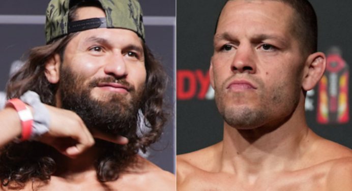 Jorge Masvidal e Nate Diaz protagonizam briga generalizada em coletiva de imprensa; veja