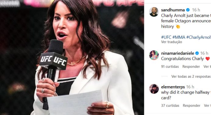 Repórter se torna primeira mulher a atuar como announcer no UFC; entenda
