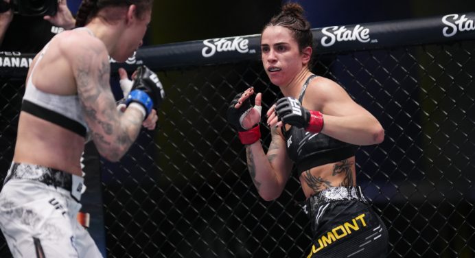 Em estreia no peso-galo, Norma Dumont supera ex-campeã no UFC Vegas 90