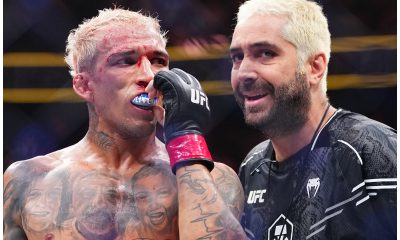Diego Lima conversa com Charles Do Bronxs logo após luta no UFC 300