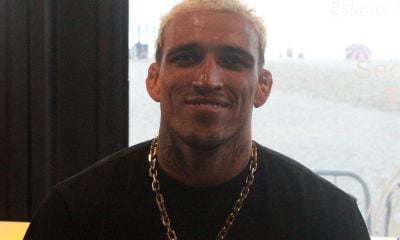 Charles Do Bronxs participa do media day como atleta convidado do UFC Rio.
