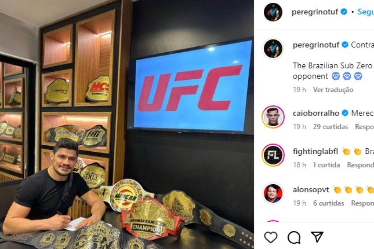 Peregrino admite que uso de substância proibida o fez ser retirado do UFC Arábia