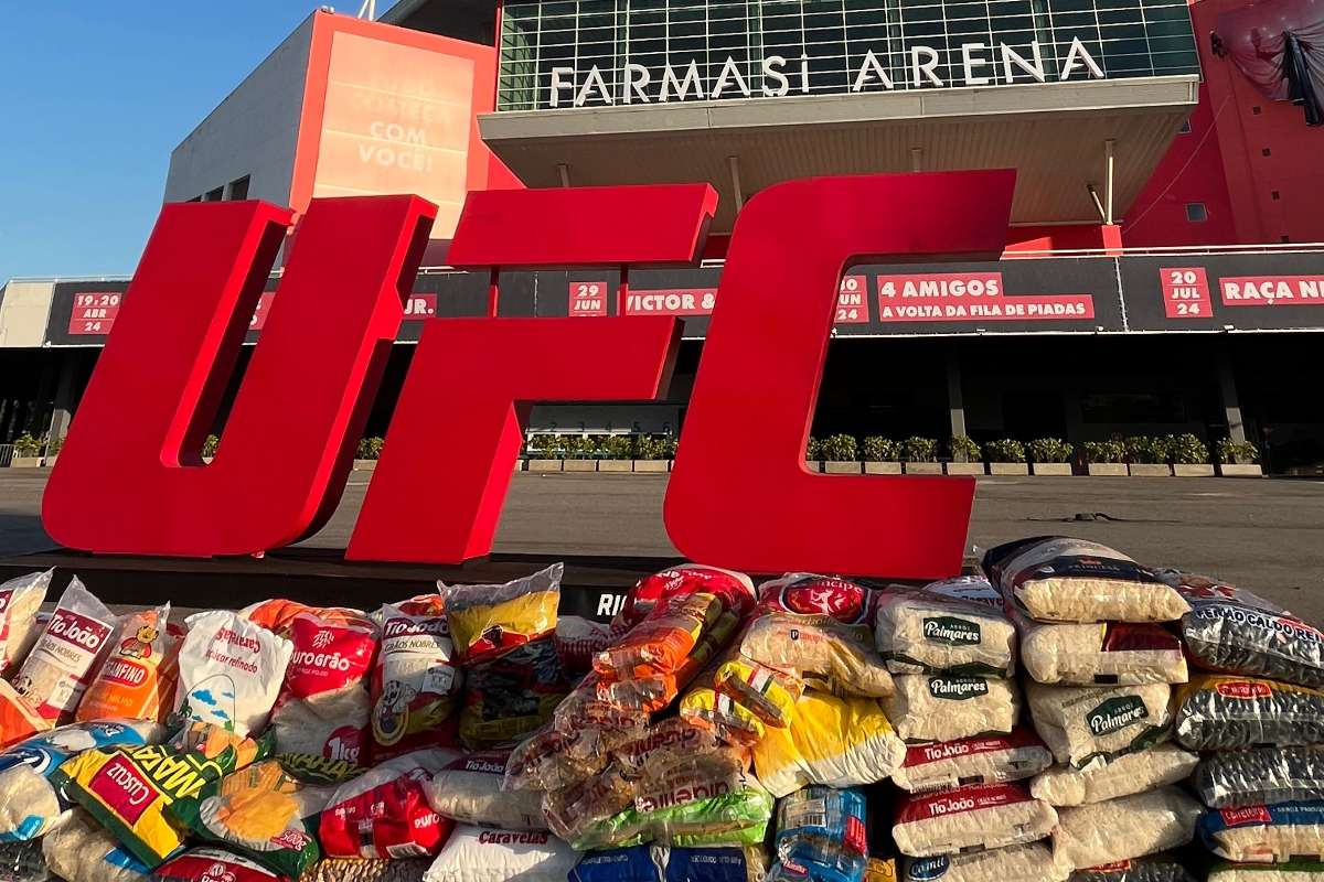 Doações da pesagem do UFC Rio serão enviadas para vítimas de tragédia no Rio Grande do Sul