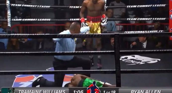 Susto! Boxeador sofre colapso e convulsiona em cima do ringue; veja