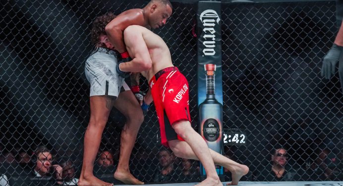 Ex-rival de Poatan, Cesinha sofre com quedas e perde invencibilidade no UFC 302