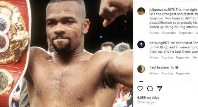 Tragédia! Lenda do boxe, Roy Jones Jr lamenta morte do filho: “Tirou a própria vida”