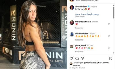 Estrela do TikTok, a lutadora Alice Ardelean foi contratada pelo UFC.