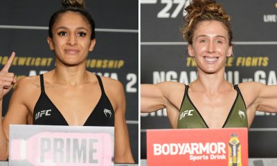 Jaqueline Amorim e Vanessa Demopoulos medem forças no UFC Vegas 97.