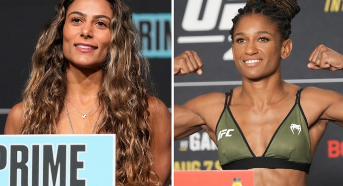 Tabatha Ricci mede forças com Angela Hill no UFC Vegas 96