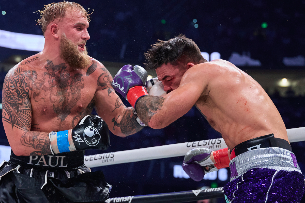 Jake Paul venceu Mike Perry em luta de boxe