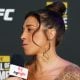 Joanna Jedrzejczyk concede entrevista à Ag Fight durante o Hall da Fama do UFC 2024