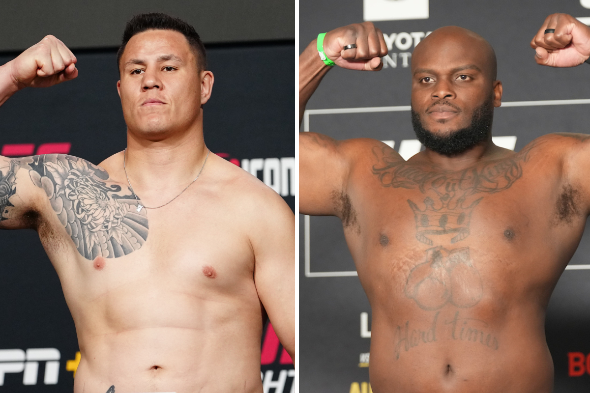 Jhonata Diniz e Derrick Lewis se enfrentam no UFC Canadá.