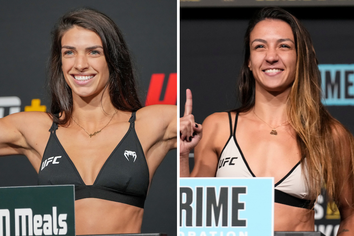 Mackenzie Dern e Amanda Ribas se enfrentam no UFC Tampa, em dezembro.