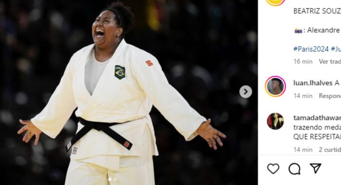 Campeã olímpica! Beatriz Souza brilha no judô e conquista medalha de ouro em Paris