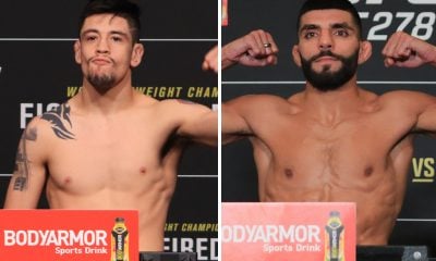 Brandon Moreno e Amir Albazi farão a luta principal do UFC Canadá.