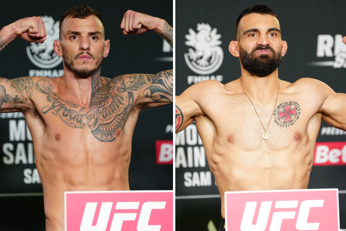 Renato Moicano e Benoit Saint Denis confirmam a luta principal do UFC Paris na pesagem.