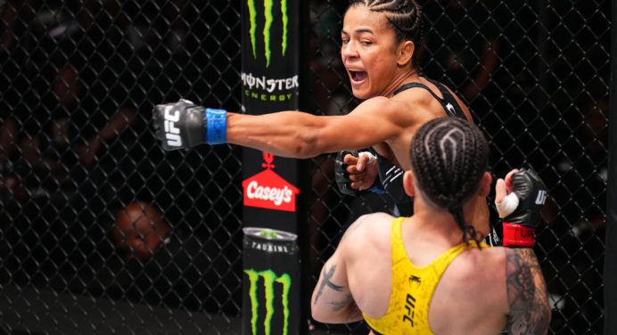 Aula! Natália Silva brilha e vence Jéssica Bate-Estaca no UFC Vegas 97