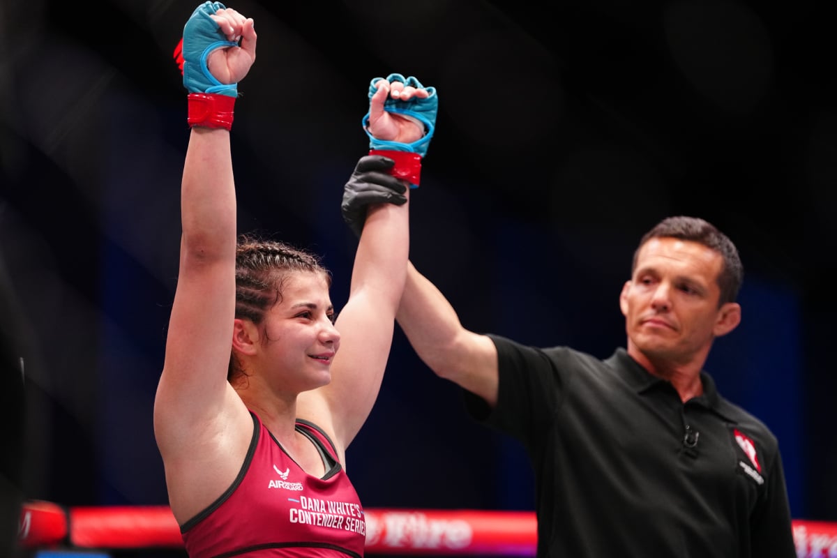 Julieta Martinez venceu seu combate no Contender Series, mas não foi contratada pelo UFC.