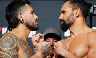 Anthony Hernandez e Michel Pereira fazem encarada na pesagem do UFC Vegas 99