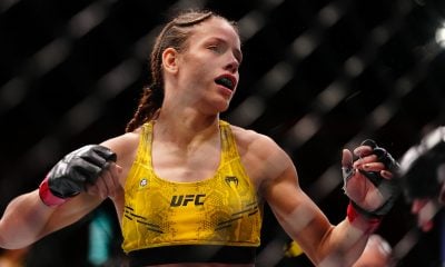 Julia Polastri em ação no UFC Vegas 98