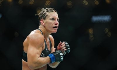 Kayla Harrison em ação no UFC 307