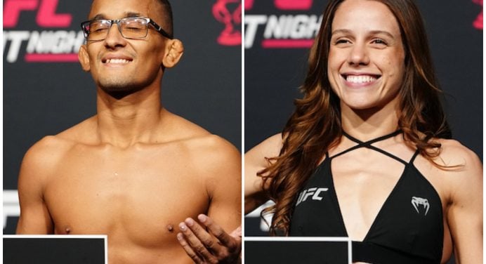 Promessas, Lucas Rocha e Julia Polastri batem o peso e confirmam lutas no UFC Vegas 98