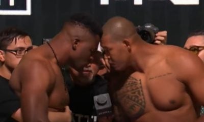 Ngannou e Problema fazem encarada antes de luta na PFL