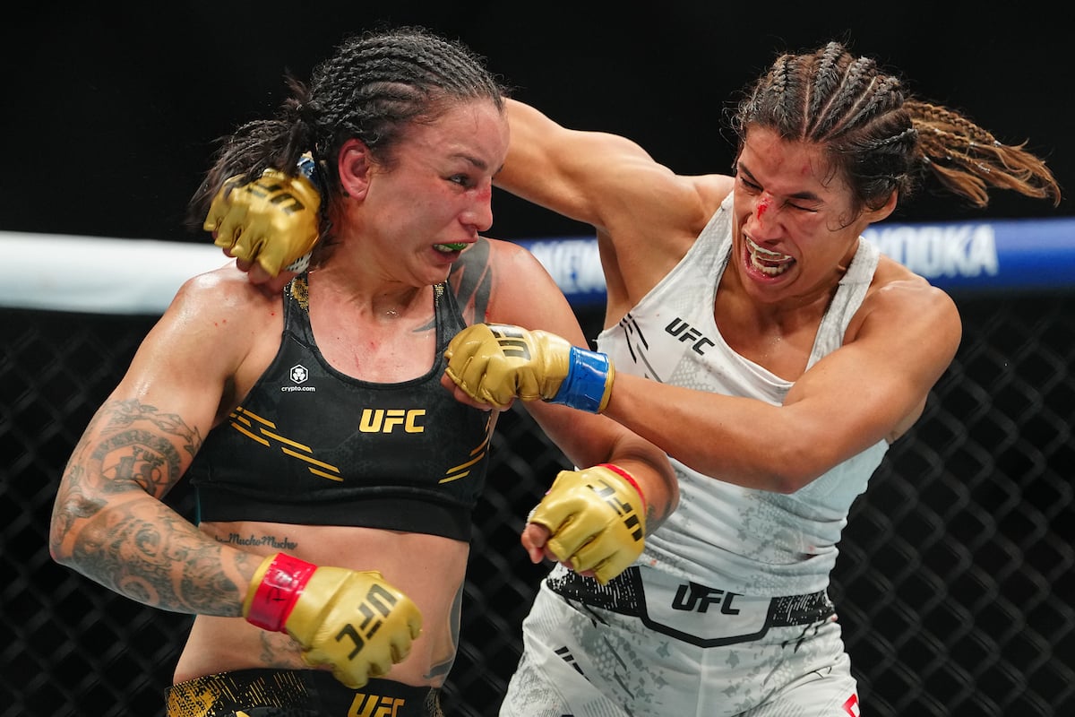 Raquel Pennington e Julianna Peña duelam no UFC 307