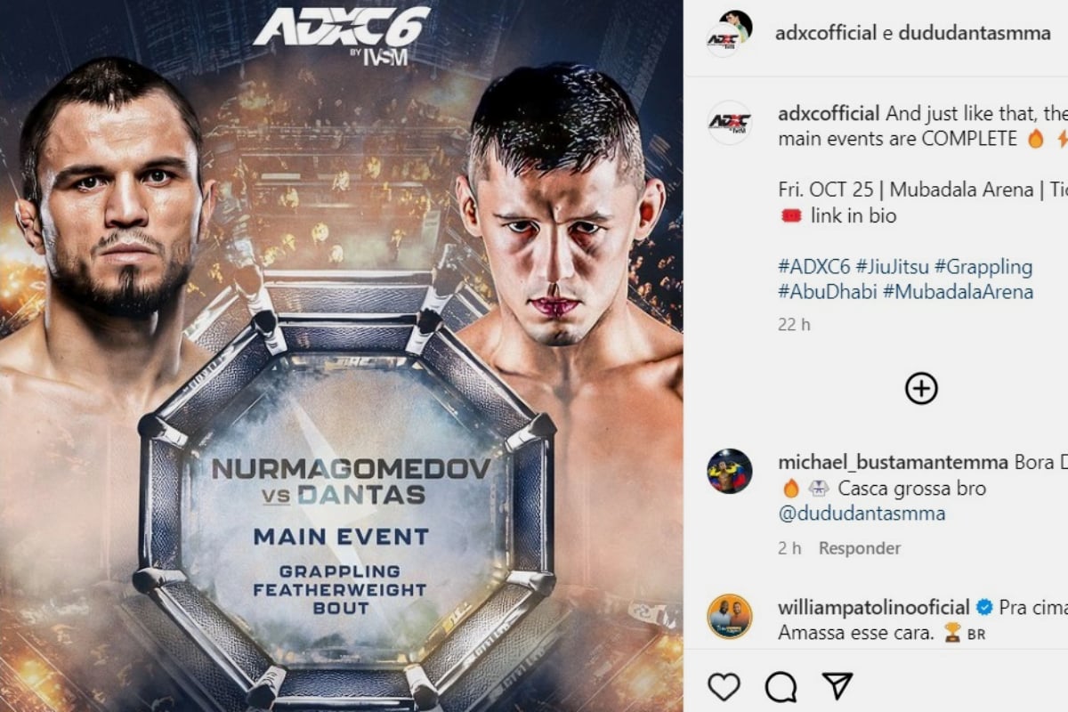 Umar Nurmagomedov e Eduardo Dantas são especialistas em grappling