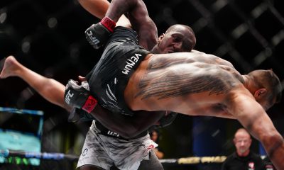 Tresean Gore aplica queda em Antonio Trócoli no UFC Vegas 100