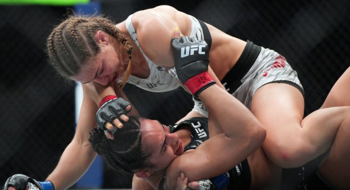Ariane Lipski inicia bem, mas é finalizada no terceiro round no UFC Canadá