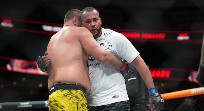 Fim da linha! Rodrigo Zé Colmeia e Caio Machado são retirados do plantel de lutadores do UFC