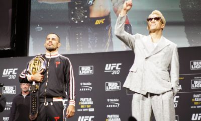 Alexandre Pantoja (à esquerda) encara Kai Asakura no UFC 310