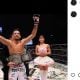 Kleber Koike vibra no Rizin