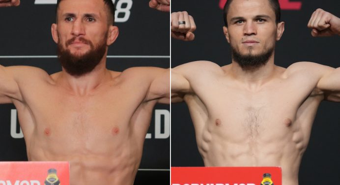 Merab e Umar discutem e roubam a cena na coletiva de imprensa antes do UFC 311