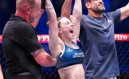 Nicolle Caliari comemora vitória no Contender Series