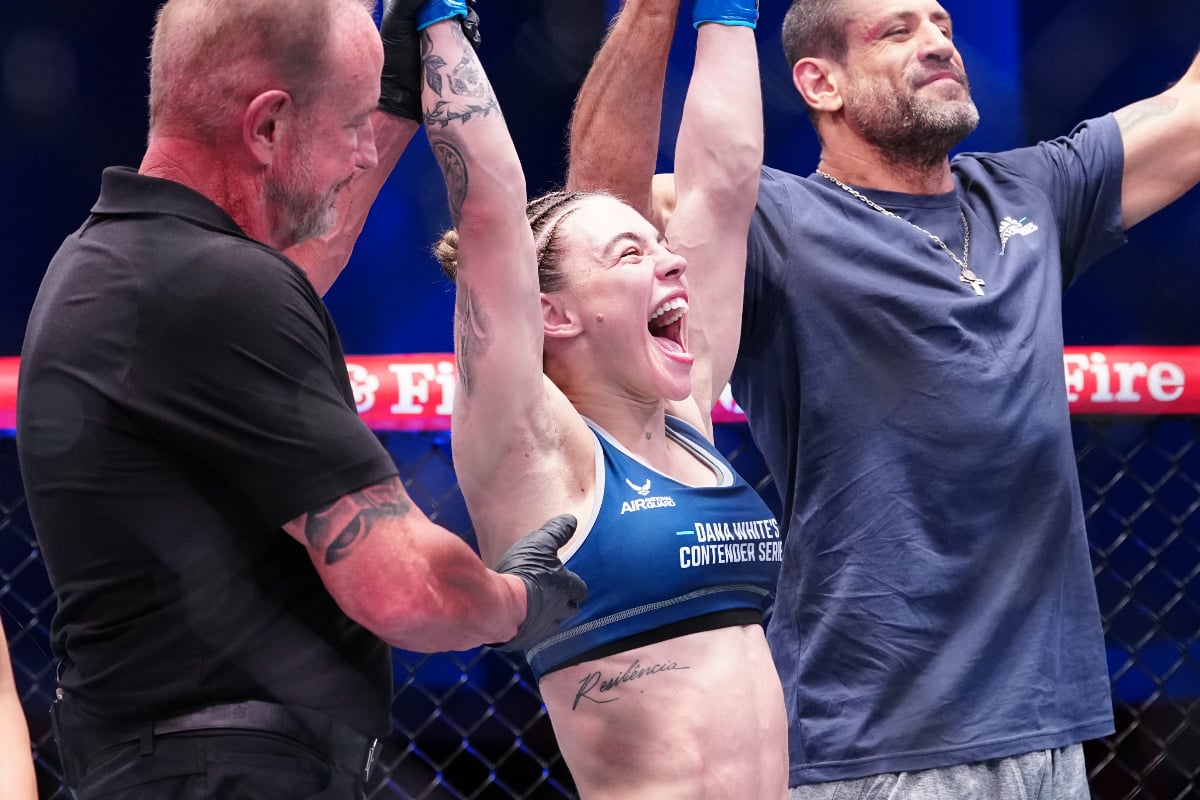 Nicolle Caliari comemora vitória no Contender Series