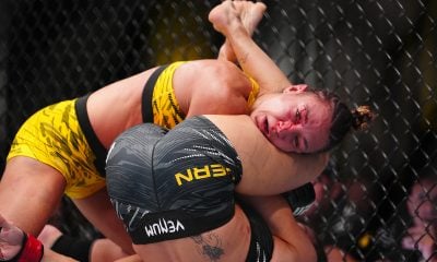 Amanda Ribas (de amarelo) se defende de tentativa de finalização de Mackenzie Dern