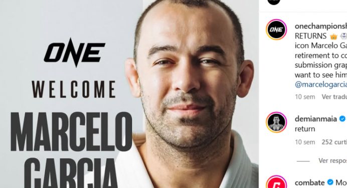 Lenda do jiu-jitsu, Marcelo Garcia finaliza rival em retorno à ativa após vencer o câncer