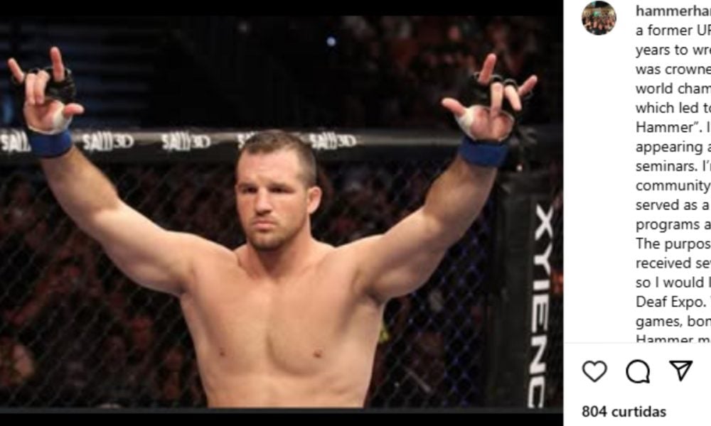 Matt Hamill competiu no UFC entre 2006 e 2013