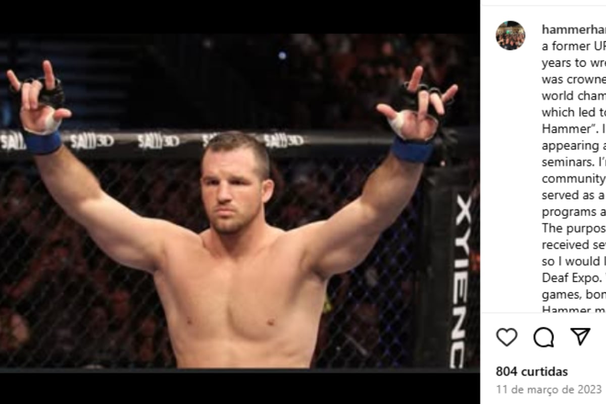 Matt Hamill competiu no UFC entre 2006 e 2013