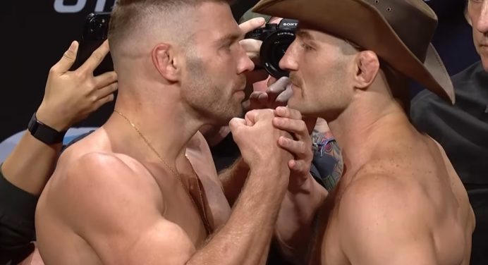 Du Plessis e Strickland batem o peso e confirmam revanche pelo cinturão no UFC 312