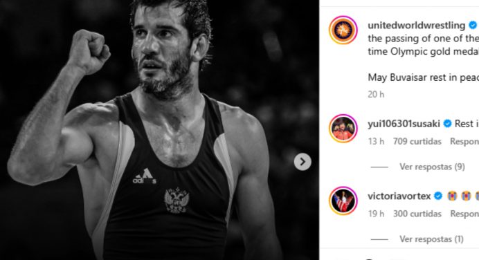 Luto! Tricampeão olímpico de wrestling, Buvaisar Saitiev morre aos 49 anos