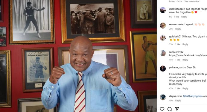 Ex-campeão mundial de boxe, George Foreman morre aos 76 anos