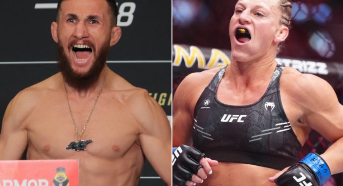 Merab Dvalishvili e Kayla Harrison abrem como franco favoritos para lutas de título no UFC 316