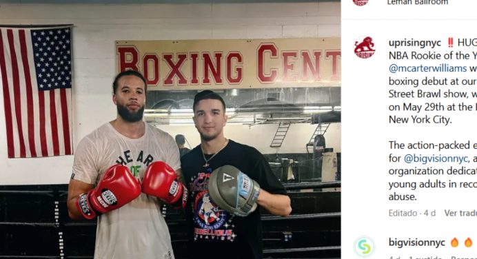 Das quadras para o ringue! Ex-promessa da NBA estreia no boxe em maio
