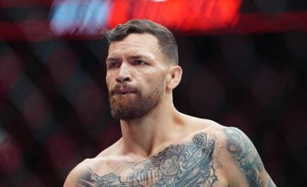 Maurício Ruffy em ação no UFC 313