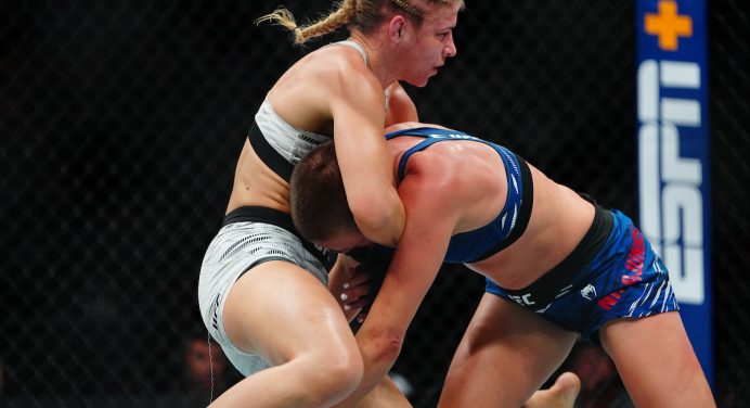 Rival de Rose Namajunas revela que rompeu o ligamento do joelho em derrota no UFC Atlanta